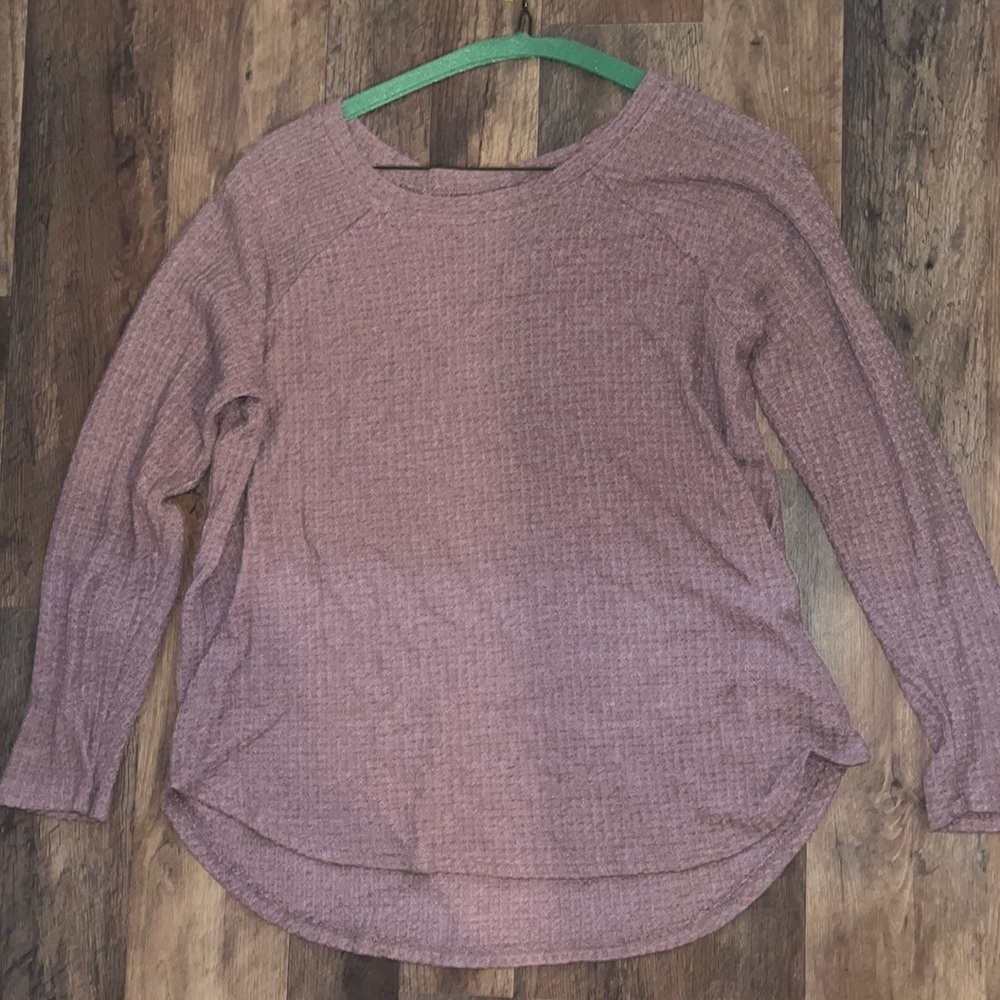American eagle soft and sexy plush waffle knit sweater